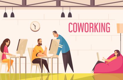 Coworking people design concept with group of positively tuned creative persons working in office flat vector illustration SSUCv3H4sIAAAAAAACA01RTWvDMAz9K0LnsG7sluNGGQwGZdut7KDYSirq2sEfaUvJf5/cNmM3PT3p6fn5gh0lMdheUJwrKUfKEjy2Tw2ylRyikMP2cW4wZcolcdJZRYYyD8pe8SKyvdQ+trjhMDpGXSqdwg9Jhp0jz6EknJtl7IXMfoiheJtW33zKJarcsvSPxPmnQRrYm3O9rucjO6arma1S+2PmeLg7m8RyuJVUrNQSp2DIKf9cnesrw6F2h0jjTkyUiWPFlpPRAl/DMcS9+AHG6ztACRk8mOANjxmOkndQrY0QehhDkqwS7gy5eLZgIlNt6HZMwSdY1MTrfC+GoXeUYWKj+cL/3B9graFTpzfXmy8gb+GTveVYd983b9CHeNDoGsynGiA29yRvWml1t1jIrbqSxHP669Vkw15/dp7nXw0agXT3AQAA
